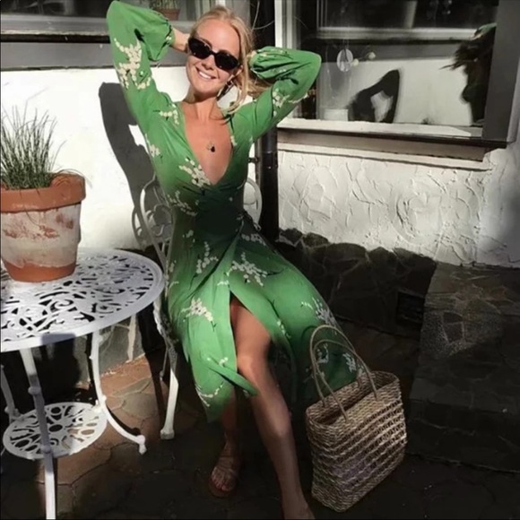 Green Cover Up Dress ππππ - Picture 2 of 4